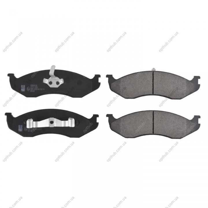 Колодки гальмівні (передні) Jeep Cherokee/Grand Cherokee 83-01/Wrangler 86-10/Kia Carnival 99-01 UA63 BLUE PRINT ADG04229 (фото 1)