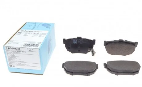 Колодки тормозные дисковые задние (пр-во Blue Print) BLUE PRINT ADG04232