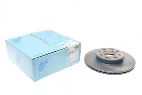Диск тормозной (передний) Hyundai i20 1.2 16V 08-14 (256mm) (с покрытием) UA63 BLUE PRINT ADG043152