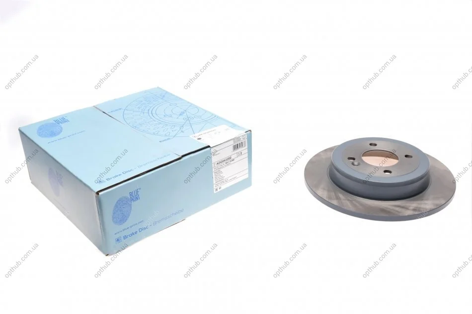 Диск гальмівний задній Hyundai, KIA (вир-во Blue Print) BLUE PRINT ADG043202 (фото 1)