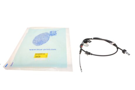 Трос ручника (задній) (L) Hyundai Getz/Click 01-12 (1610mm) (opt-om) BLUE PRINT ADG046122