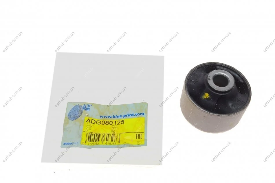 Сайлентблок важеля (переднього/ззаду/знизу) KIA Magentis 05-10 (opt-om) BLUE PRINT ADG080125 (фото 1)