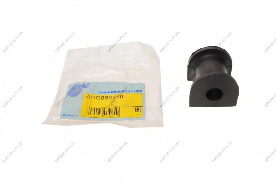 Втулка стабілізатора (переднього) Chevrolet Lacetti/Daewoo Nubira 1.4-1.8 03- (d=17mm) (opt-om) BLUE PRINT ADG080210 (фото 1)