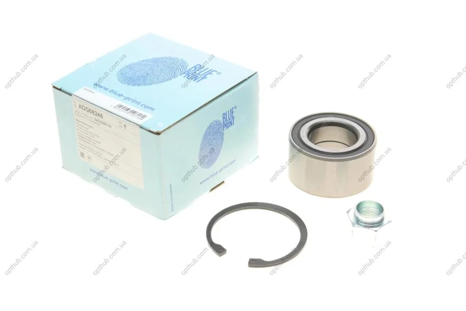 Підшипник маточини (передньої) Daewoo Nubira 03- (39x74x39) UA63 BLUE PRINT ADG08246 (фото 1)