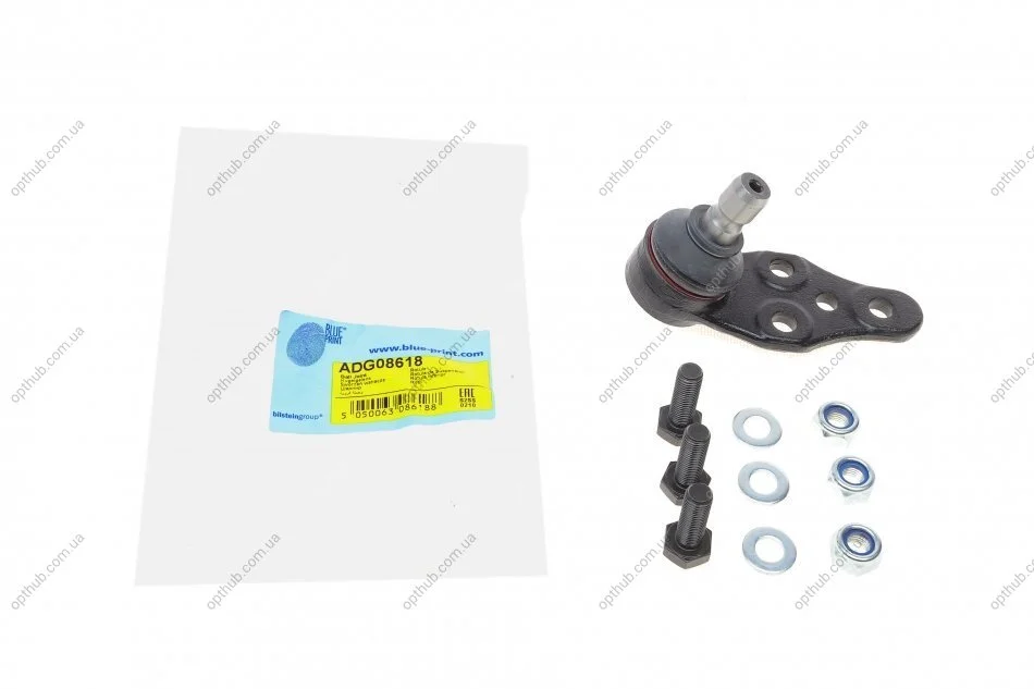 Опора кульова (передня/знизу) Chevrolet Tacuma 1.6-2.0 DOHC 16V 05-10 (opt-om) BLUE PRINT ADG08618 (фото 1)