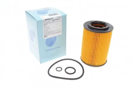Фильтр масляный Honda Accord VIII 2.2 D 08-15/Civic VIII/IX 1.4-2.2 0 05-/CR-V III/IV 2.2D 06- UA63 BLUE PRINT ADH22117