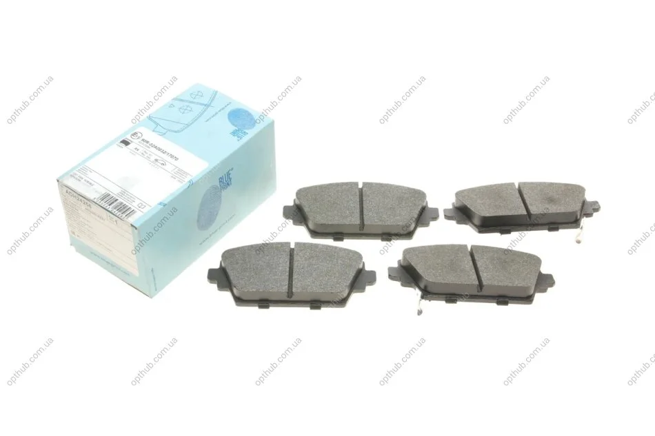 Колодки гальмівні (передні) Honda Accord VI 98-03/Nissan Primera 02-/Almera Tino 00-06 UA63 BLUE PRINT ADH24256 (фото 1)