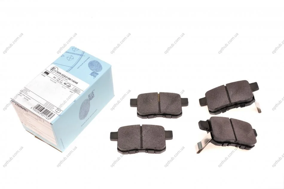 Колодки гальмівні дискові задні Honda (вир-во Blue Print) BLUE PRINT ADH24281 (фото 1)