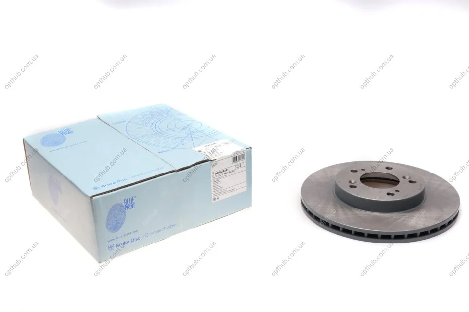 Диск гальмівний передній Honda (вир-во Blue Print) BLUE PRINT ADH24341 (фото 1)