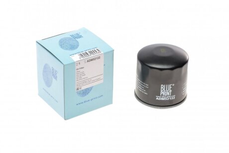 Фільтр масляний Ford Fiesta 1.2-1.6 95- /Skoda Felicia 94-01/Mazda 2 1.2-1.4 02-07 (h=76mm) (opt-om) BLUE PRINT ADM52122