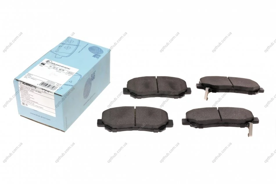 Колодки гальмівні (передні) Mazda CX-5 11- (opt-om) BLUE PRINT ADM542113 (фото 1)