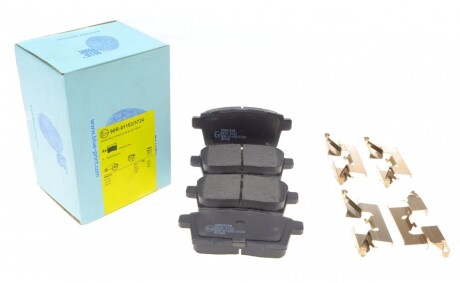 Колодки гальмівні (задні) Mazda CX-7 2.2-2.5/CX-9 3.5/3.7 06- UA63 BLUE PRINT ADM54298