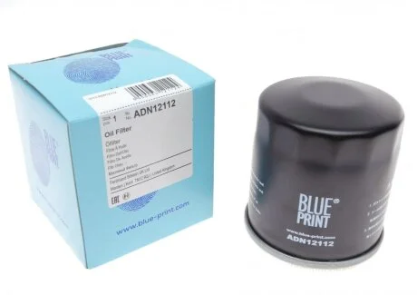 Фильтр масляный Renault Megane III 2.0CVT 09-/IV 1.6-1.8Tce 15- (opt-om) BLUE PRINT ADN12112