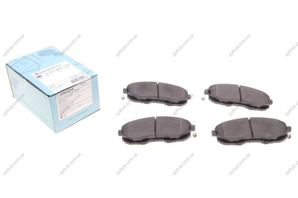 Колодки тормозные дисковые передние Nissan (пр-во Blue Print) BLUE PRINT ADN142140 (фото 1)