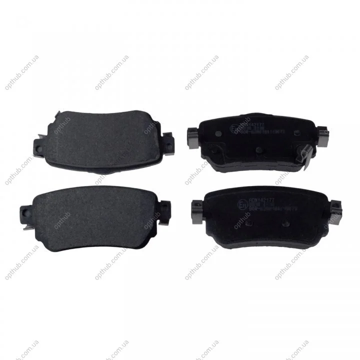Колодки тормозные дисковые задние Nissan Qashqai II -21, Renault Koleos II 16- (пр-во Blue Print) BLUE PRINT ADN142177 (фото 1)