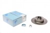 Диск гальмівний (задній) Renault Megane II 03- (240х8) (+ABS) (з підшипником) UA63 BLUE PRINT ADN143139 (фото 1)