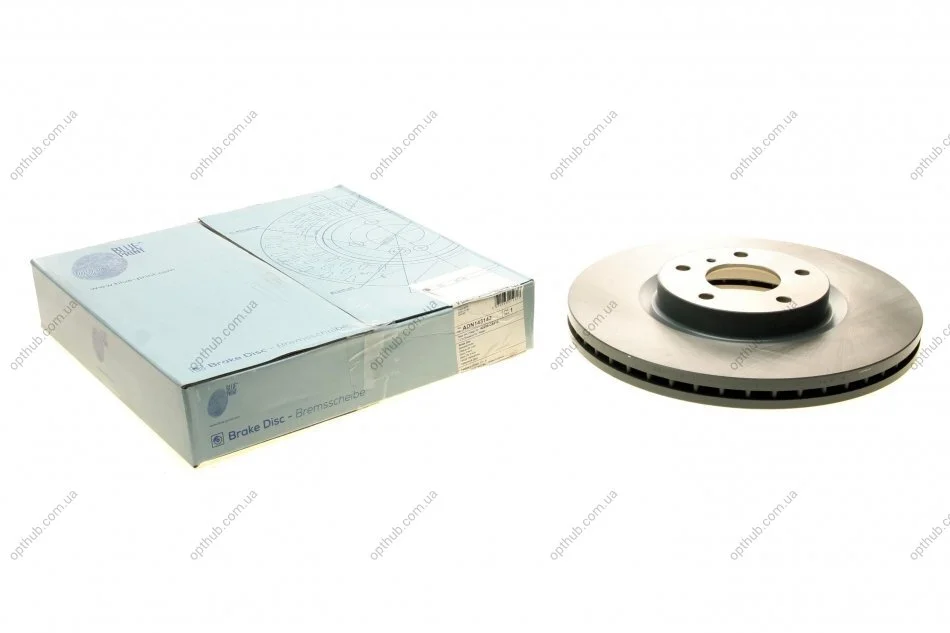 Диск гальмівний передній Infiniti, Nissan (вир-во Blue Print) BLUE PRINT ADN143143 (фото 1)