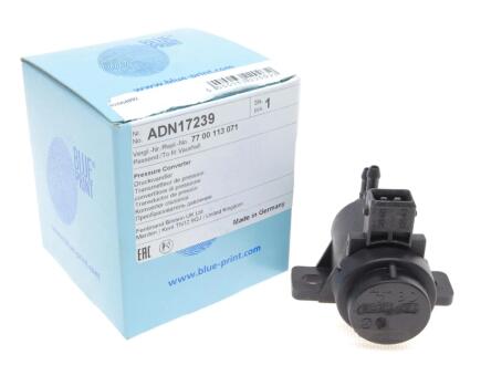 Клапан управління турбіни Renault Trafic 1.9-2.0dCi 01- UA63 BLUE PRINT ADN17239