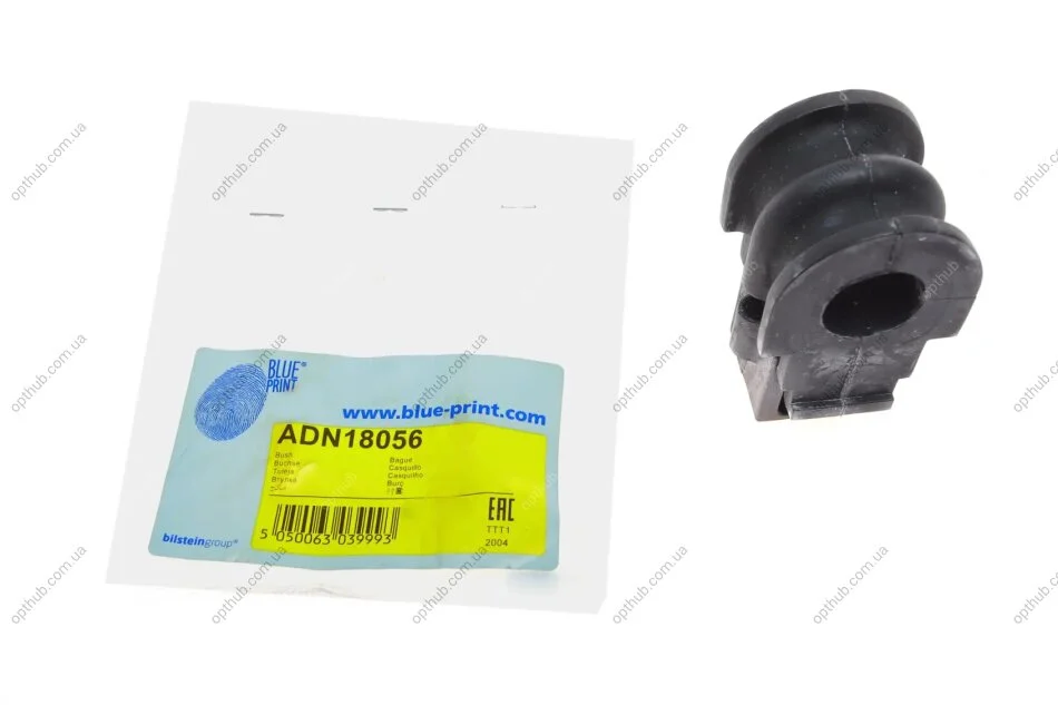 Втулка стабілізатора (переднього) Nissan Note 1.6 16V 06-13 (d=22mm) (opt-om) BLUE PRINT ADN18056 (фото 1)