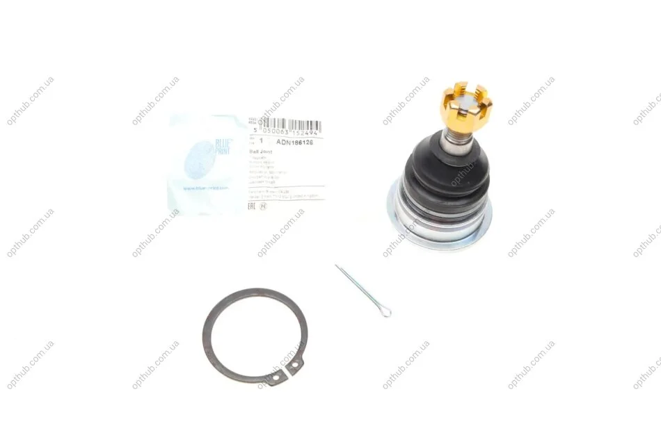 Опора кульова (передня/зверху) Nissan Navara/Pick Up 2.5dCi/D 97- (opt-om) BLUE PRINT ADN186126 (фото 1)