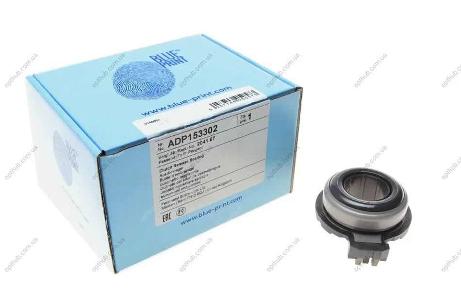 Підшипник вижимний Fiat Scudo 1.9D 96-06 UA63 BLUE PRINT ADP153302 (фото 1)