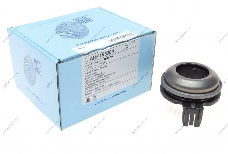 Підшипник вижимний Citroen Jumper/Fiat Ducato/Peugeot Boxer 1.9d/Td/2.5-2.8D 94-02 UA63 BLUE PRINT ADP153304 (фото 1)