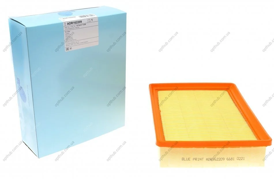 Фільтр повітряний FIAT, Nissan, Opel Vivaro B -19, Renault Trafic III 14- (вир-во Blue Print) C.I.U BLUE PRINT ADR162209 (фото 1)
