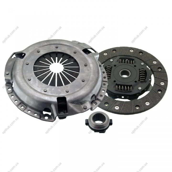 Комплект зчеплення Renault Clio 98-16/Megane 1.8-2.0 16V 95-08 (d=210mm) (+вижимний) UA63 BLUE PRINT ADR163003 (фото 1)
