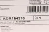 Диск гальмівний (задній) Renault Scenic III 09- (274х11) (+ABS) (з підшипником) UA63 BLUE PRINT ADR164310 (фото 8)