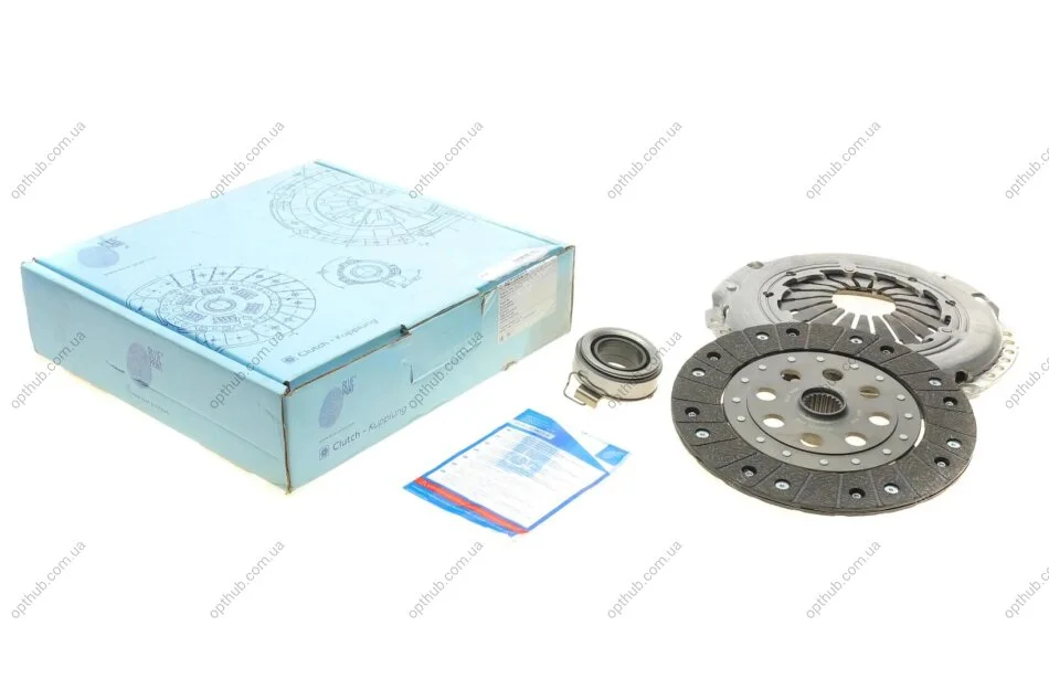 Комплект зчеплення Toyota Corolla 2.0 D-4D 02-07 (d=225mm) (+вижимний) UA63 BLUE PRINT ADT330212 (фото 1)