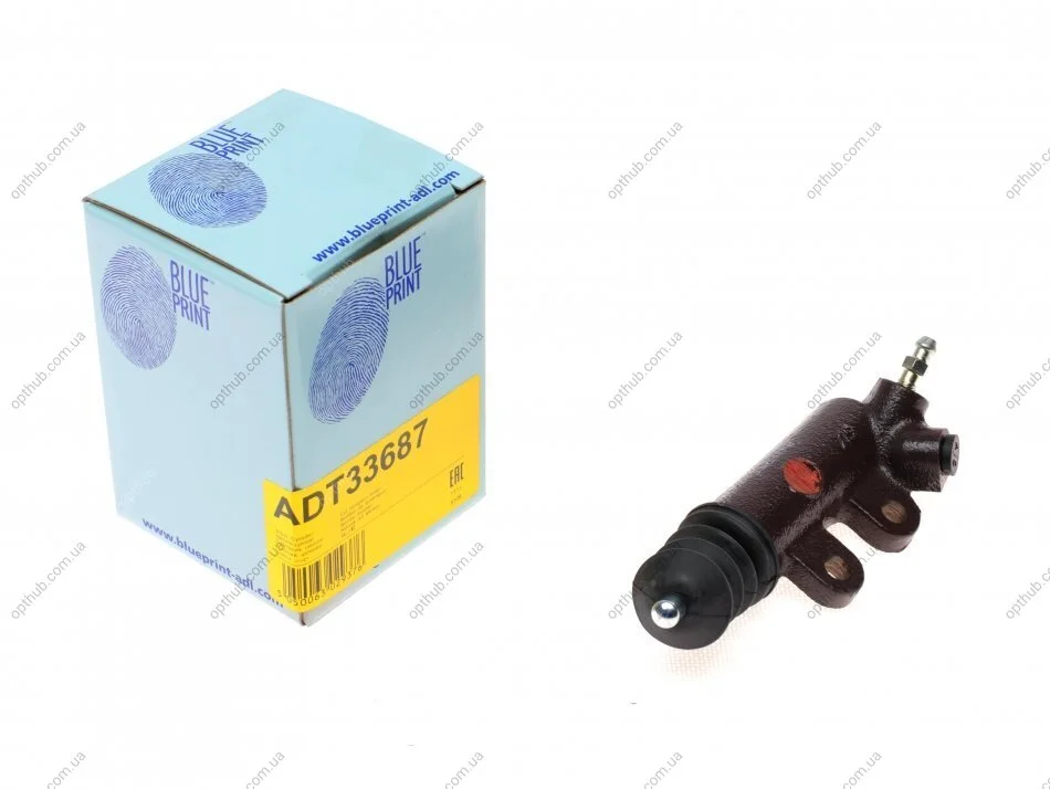 Циліндр зчеплення (робочий) Toyota Auris/Avensis/Corolla 03-18 UA63 BLUE PRINT ADT33687 (фото 1)