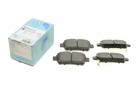 Колодки тормозные дисковые передние Toyota (пр-во Blue Print) BLUE PRINT ADT342105