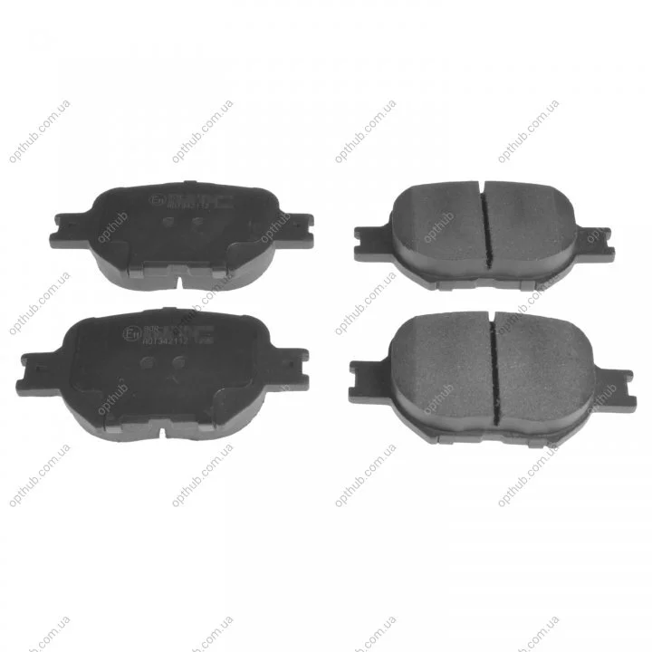 Колодки гальмівні (передні) Toyota Corolla 01-07/Matrix 02-04/Celica 99-05 UA63 BLUE PRINT ADT342112 (фото 1)