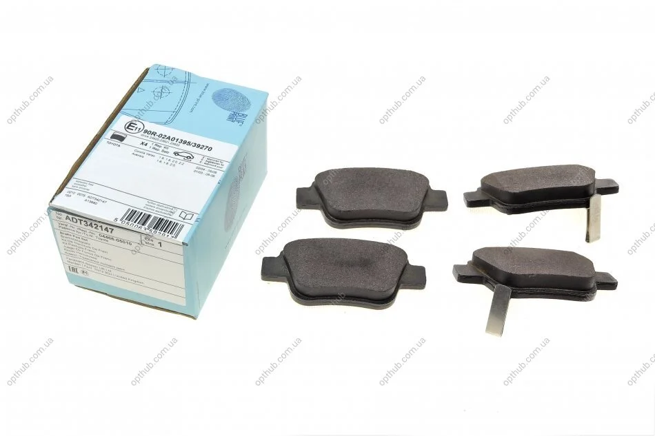 Колодки гальмівні задні дискові Toyota (вир-во Blue Print) BLUE PRINT ADT342147 (фото 1)
