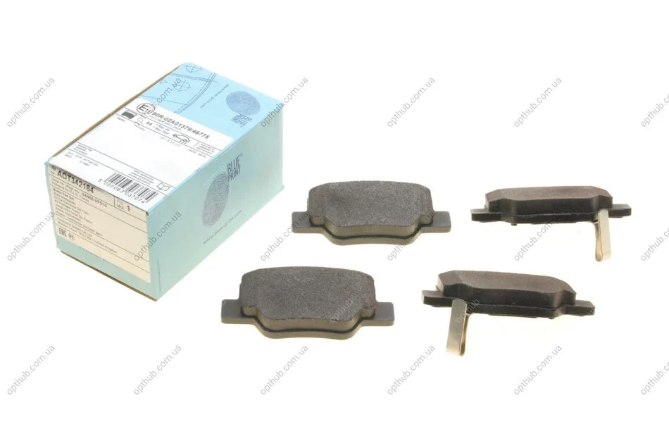 Колодки гальмівні (задні) Toyota Verso 09-18 UA63 BLUE PRINT ADT342184 (фото 1)