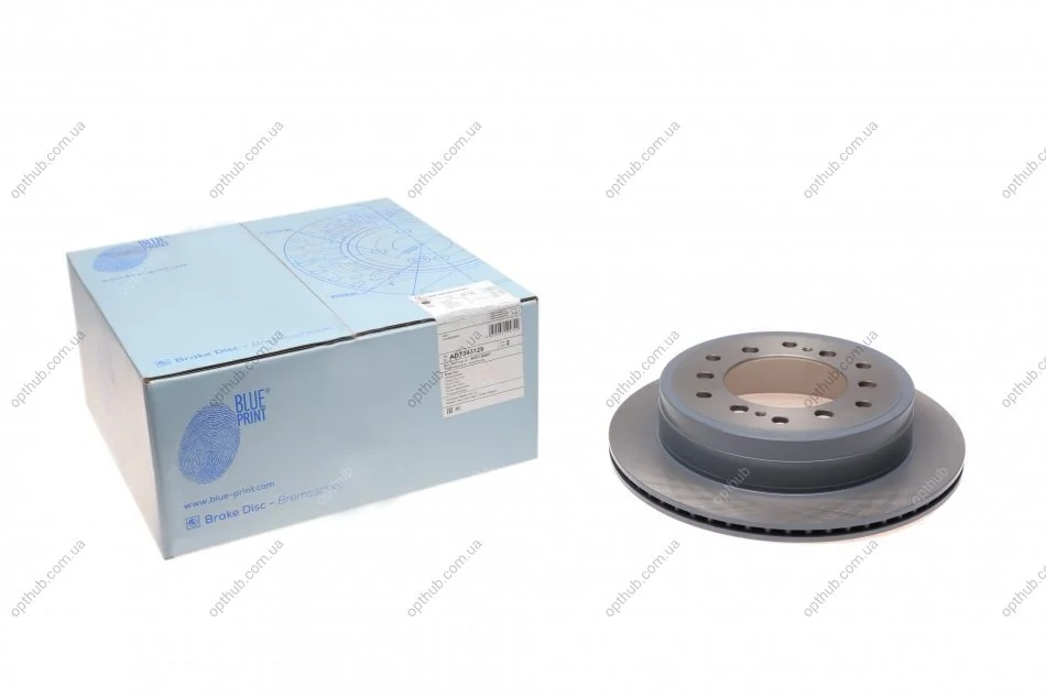 Диск гальмівний задній Lexus, Toyota (вир-во Blue Print) BLUE PRINT ADT343129 (фото 1)