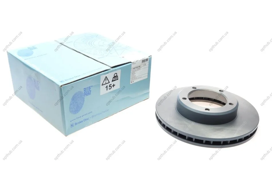 Диск гальмівний передній Lexus, Toyota (вир-во Blue Print) BLUE PRINT ADT343190 (фото 1)
