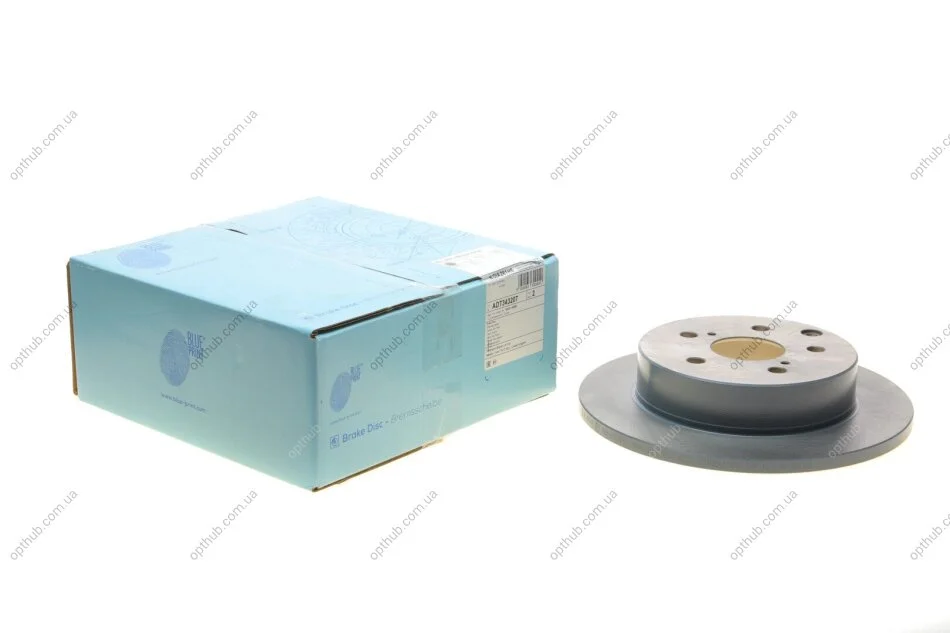 Диск гальмівний задній Lexus, Toyota (вир-во Blue Print) BLUE PRINT ADT343207 (фото 1)