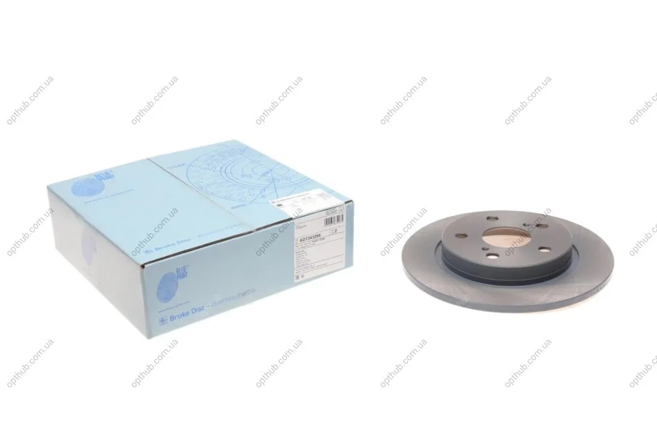 Диск гальмівний задній Toyota (вир-во Blue Print) BLUE PRINT ADT343266 (фото 1)