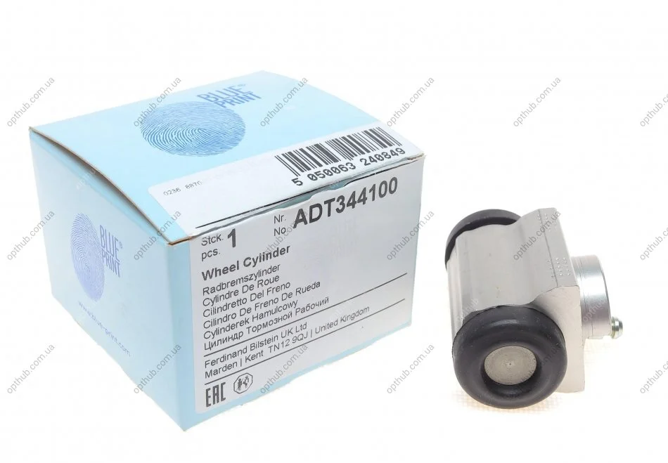 Циліндр гальмівний робочий BLUE PRINT ADT344100 (фото 1)