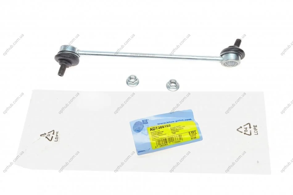 Тяга стабілізатора (заднього) Toyota Camry 06-14 (L=261mm) (opt-om) BLUE PRINT ADT385102 (фото 1)
