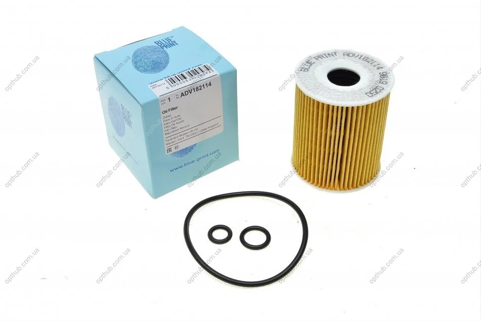 Фільтр масляний VW Polo 1.2TDI 09-/Seat Ibiza 1.2TDI 08-15/Skoda Fabia/Roomster 1.2TDI 06-14 UA63 BLUE PRINT ADV182114 (фото 1)