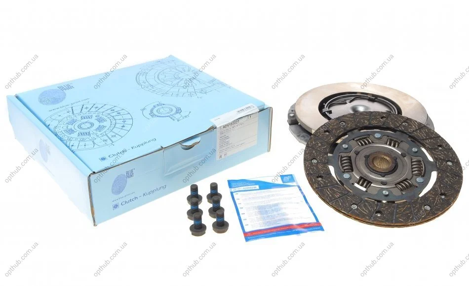 Комплект зчеплення VW Caddy II 1.9SDI 95-04 (d=210mm) UA63 BLUE PRINT ADV183023 (фото 1)
