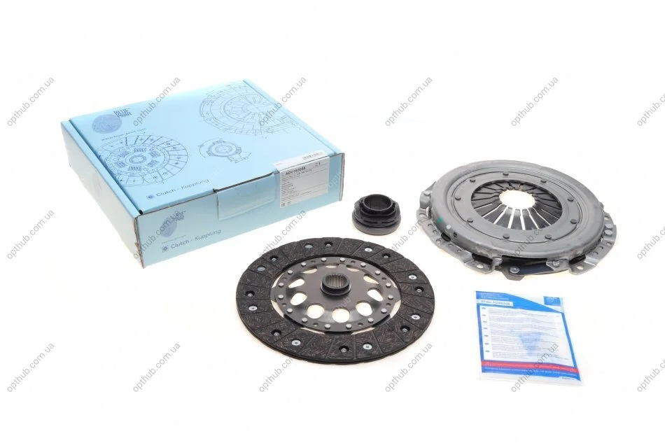 Комплект зчеплення VW Passat/Skoda Superb 1.9 TDI 98-08 (d=228mm) (+вижимний) UA63 BLUE PRINT ADV183055 (фото 1)