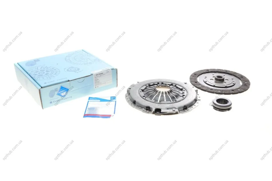 Комплект зчеплення VW Caddy III 1.9TDI 04-10 (77kw) (d=229mm) (+вижимний) (opt-om) BLUE PRINT ADV183082 (фото 1)