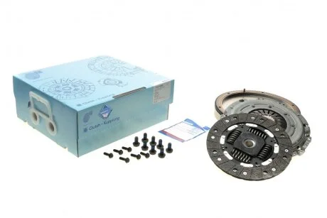 Демпфер (глухий) + комплект зчеплення VW T4 2.4D (55/57kw)/2.5TDI (65kw) 90-03 (+вижимний)((opt-om) BLUE PRINT ADV183086