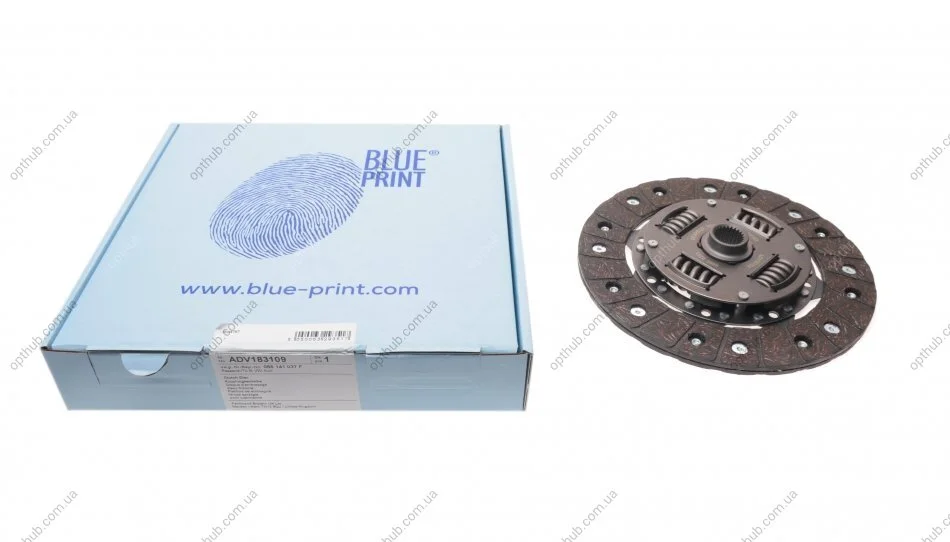 Диск зчеплення VW Caddy II 1.9SDI/D/1.7SDI 95-04 (D=200mm) UA63 BLUE PRINT ADV183109 (фото 1)