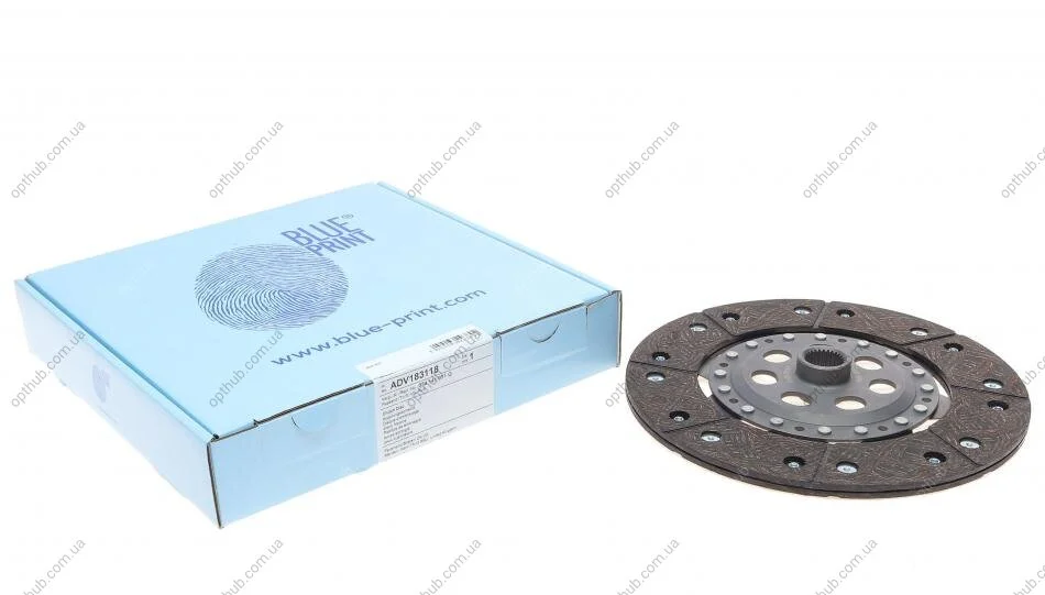 Диск зчеплення VW Transporter T4 -03 (вир-во Blue Print) C.I.U BLUE PRINT ADV183118 (фото 1)