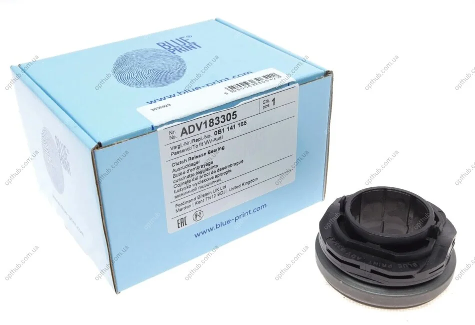 Підшипник вижимний Audi, Seat, Skoda, VW (вир-во Blue Print) BLUE PRINT ADV183305 (фото 1)