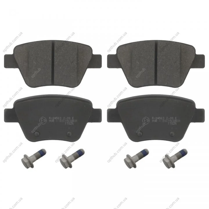 Колодки гальмівні (задні) Audi A1/A3/Skoda Octavia/SuperB/Yeti/VW Caddy/Touran/Golf/Passat B7/B UA63 BLUE PRINT ADV184218 (фото 1)